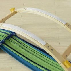 Schlussverkauf 🎁 SoBuy KMB16-J Kinderhängematte Mit Sicherheitsstopper Hängematte Schaukelliege Schaukel Für Kinder BHT Ca.: 120x46x36cm 🎉 -SOBUY SHOP 10387352 4