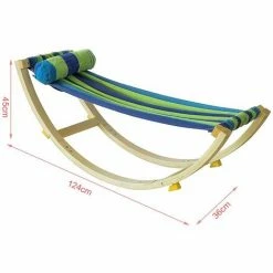 Schlussverkauf 🎁 SoBuy KMB16-J Kinderhängematte Mit Sicherheitsstopper Hängematte Schaukelliege Schaukel Für Kinder BHT Ca.: 120x46x36cm 🎉 -SOBUY SHOP 10387352 5