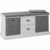 Schlussverkauf 🔥 SoBuy FSR66-HG Sitzkommode Sitzbank Mit Stauraum Schuhbank Mit Sitzfläche Mit 2 Grauen Körben Und 2 Schubladen Weiß BHT Ca.: 100x50x35cm ⭐ 1 Schlussverkauf 🔥 SoBuy FSR66-HG Sitzkommode Sitzbank Mit Stauraum Schuhbank Mit Sitzfläche Mit 2 Grauen Körben Und 2 Schubladen Weiß BHT Ca.: 100x50x35cm ⭐ -SOBUY SHOP 11942793 1