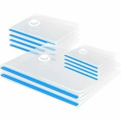 Coupon 🔥 SOBUY Vakuumbeutel Reise 10 Stück Aufbewahrungsbeutel 3 Größen Vakuum Beutel Wiederverwendbar & Kompressionsbeutel CM-595 😍