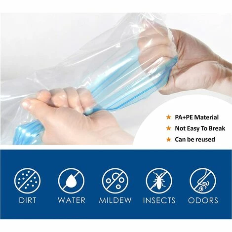 SOBUY Vakuumbeutel Reise 10 Stück Aufbewahrungsbeutel 3 Größen Vakuum Beutel Wiederverwendbar & Kompressionsbeutel CM-595 Coupon 🔥 SOBUY Vakuumbeutel Reise 10 Stück Aufbewahrungsbeutel 3 Größen Vakuum Beutel Wiederverwendbar & Kompressionsbeutel CM-595 😍 -SOBUY SHOP 16209395 2