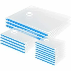 Budget 🤩 SOBUY Vakuumbeutel Reise 15 Stück Aufbewahrungsbeutel 3 Größen Vakuum Beutel Wiederverwendbar & Kompressionsbeutel CM-601 👍