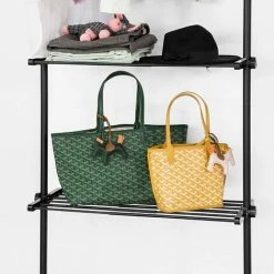 Großhandel ✔️ SoBuy KLS07-SCH Teleskopstange Kleiderständer Mit 1 Kleiderstange Und 3 Ablagen Teleskop Garderoben System Verstellbares Garderobenständer Wandmontage Schwarz B (52-80) X H (233-300) Cm 😍 -SOBUY SHOP 20969637 4