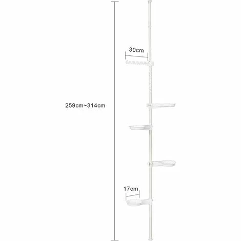 SoBuy KLS09-W Teleskop Blumentreppe Blumenregal höhenverstellbarer Pflanzenständer Pflanzentreppe Pflanzenregal Innenbereich Balkon Höhe: 259-314cm Beste Bewertungen von 🎉 SoBuy KLS09-W Teleskop Blumentreppe Blumenregal Höhenverstellbarer Pflanzenständer Pflanzentreppe Pflanzenregal Innenbereich Balkon Höhe: 259-314cm ⌛ -SOBUY SHOP 35582530 5