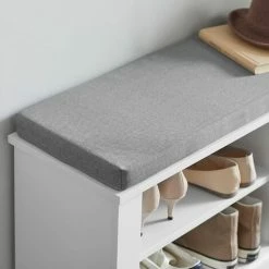 Blitzangebot ⌛ SoBuy FSR84-W Schuhbank Mit 1 Tür Truhenbank Sitzbank Mit Stauraum Garderobenbank Dielenbank Bettbank Schuhtruhe Sitzkommode BHT Ca.: 90x45x30cm ⌛ 4 Blitzangebot ⌛ SoBuy FSR84-W Schuhbank Mit 1 Tür Truhenbank Sitzbank Mit Stauraum Garderobenbank Dielenbank Bettbank Schuhtruhe Sitzkommode BHT Ca.: 90x45x30cm ⌛ -SOBUY SHOP 48106416 3