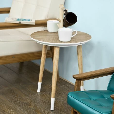 SoBuy FBT38-WN Design Beistelltisch mit Tassenhalter, Dreibeiner, Couchtisch, Kaffeetisch, Sofatisch, Balkontisch, Φ 40cm Angebote 😉 SoBuy FBT38-WN Design Beistelltisch Mit Tassenhalter, Dreibeiner, Couchtisch, Kaffeetisch, Sofatisch, Balkontisch, Φ 40cm 😀 -SOBUY SHOP 51327001 2