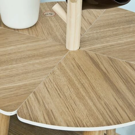 SoBuy FBT38-WN Design Beistelltisch mit Tassenhalter, Dreibeiner, Couchtisch, Kaffeetisch, Sofatisch, Balkontisch, Φ 40cm Angebote 😉 SoBuy FBT38-WN Design Beistelltisch Mit Tassenhalter, Dreibeiner, Couchtisch, Kaffeetisch, Sofatisch, Balkontisch, Φ 40cm 😀 -SOBUY SHOP 51327001 4