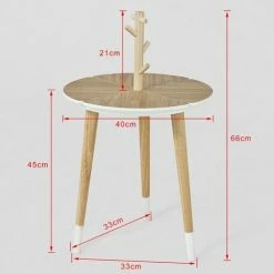 Angebote 😉 SoBuy FBT38-WN Design Beistelltisch Mit Tassenhalter, Dreibeiner, Couchtisch, Kaffeetisch, Sofatisch, Balkontisch, Φ 40cm 😀 6 Angebote 😉 SoBuy FBT38-WN Design Beistelltisch Mit Tassenhalter, Dreibeiner, Couchtisch, Kaffeetisch, Sofatisch, Balkontisch, Φ 40cm 😀 -SOBUY SHOP 51327001 5
