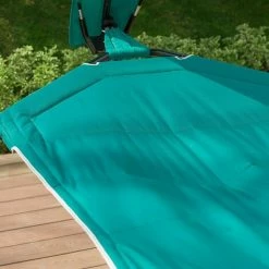 Bester Verkauf ⭐ SoBuy OGS51-TB Hängematte Mit Gestell Hängemattengestell Mit Sonnendach Hängemattenständer Hängemattenhalter Outdoor Belastbarkeit 150kg BHT Ca.: 273x181x115cm 😍 -SOBUY SHOP 51327697 3