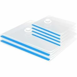 Coupon 😉 SOBUY Vakuumbeutel Reise 6 Stück Aufbewahrungsbeutel 2 Größen Vakuum Beutel Wiederverwendbar & Kompressionsbeutel CM-557 ⌛