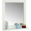 Am billigsten 🔔 SoBuy FRG129-W Spiegel Wandspiegel Badspiegel Mit Ablage Weiß BHT: 40x49x10cm 👏 -SOBUY SHOP 5171754 1