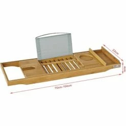 Besorgen 🌟 SoBuy FRG207-N Badewannenablage Aus Bambus Badewannenbrett Mit Buchstütze, Wein Glashalter Und Seifenfach, Ausziehbares Badewannenauflage BHT Ca: (70-104cm) X4x22cm 💯 6 Besorgen 🌟 SoBuy FRG207-N Badewannenablage Aus Bambus Badewannenbrett Mit Buchstütze, Wein Glashalter Und Seifenfach, Ausziehbares Badewannenauflage BHT Ca: (70-104cm) X4x22cm 💯 -SOBUY SHOP 5171858 5