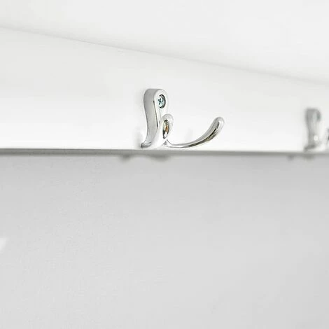 SoBuy FHK19-WN Wandgarderobe Flurgarderobe Kleiderhaken Hängeregal mit 3 Körben und 4 Haken Garderobe natur BHT ca.: 80x25x20cm Bester Verkauf 🔥 SoBuy FHK19-WN Wandgarderobe Flurgarderobe Kleiderhaken Hängeregal Mit 3 Körben Und 4 Haken Garderobe Natur BHT Ca.: 80x25x20cm 😉 -SOBUY SHOP 52565180 4