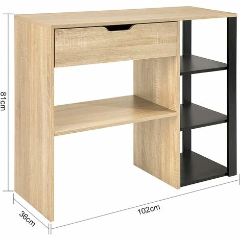 SoBuy FSB53-N Konsolentisch Flurtisch Dekotisch Sideboard schmaler Beistelltisch Sofatisch Dekotisch Natur/Schwarz BHT ca: 102x81x36cm Bestes Angebot 💯 SoBuy FSB53-N Konsolentisch Flurtisch Dekotisch Sideboard Schmaler Beistelltisch Sofatisch Dekotisch Natur/Schwarz BHT Ca: 102x81x36cm ⌛ -SOBUY SHOP 53551184 5