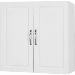 Top 10 👍 SoBuy FRG231-W Hängeschrank Mit Zwei Türen Wandschrank Badschrank Küchenschrank Medizinschrank Weiß BHT Ca: 60x60x30cm 👏
