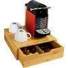 Top 10 ⭐ SoBuy FRG70-N Kaffeekapsel Box Kapselhalter Für Kapseln,Teebeutel Kapselständer Monitorständer Monitorerhöhung Bambus BHT Ca.: 30x9,5x31cm 🧨 -SOBUY SHOP 5479238 1
