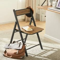 Großhandel ⌛ SoBuy FST88-PF Klappstuhl Küchenstuhl Stuhl Sitzhöhe 33cm Vintage BHT Ca.: 46x80x48cm ⭐ -SOBUY SHOP 54992592 2