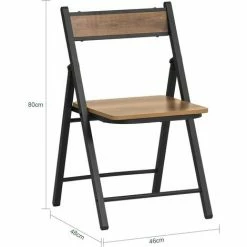 Großhandel ⌛ SoBuy FST88-PF Klappstuhl Küchenstuhl Stuhl Sitzhöhe 33cm Vintage BHT Ca.: 46x80x48cm ⭐ -SOBUY SHOP 54992592 5