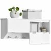 Großhandel ❤️ SoBuy FHK24-W Wandgarderobe Flurgarderobe Kleiderhaken Hängeregal Mit 2 Klappen Und 5 Haken Wandregal Garderobe Weiß BHT Ca.: 78x30x20cm ⭐ 1 Großhandel ❤️ SoBuy FHK24-W Wandgarderobe Flurgarderobe Kleiderhaken Hängeregal Mit 2 Klappen Und 5 Haken Wandregal Garderobe Weiß BHT Ca.: 78x30x20cm ⭐ -SOBUY SHOP 55909537 1