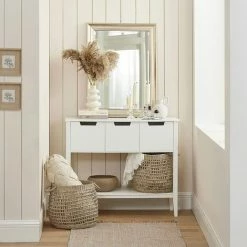 Brandneu 😉 SoBuy FSB51-W Konsolentisch Beistelltisch Flurtisch Mit 3 Schubladen Und Fach Sideboard Weiß BHT Ca: 93x79x33cm ❤️ 3 Brandneu 😉 SoBuy FSB51-W Konsolentisch Beistelltisch Flurtisch Mit 3 Schubladen Und Fach Sideboard Weiß BHT Ca: 93x79x33cm ❤️ -SOBUY SHOP 57355980 2