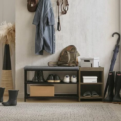SoBuy FSR113-N Schuhbank schmal Garderobenbank Schuhregal Sitzbank mit Sitzkissen BHT ca: 101x44x32cm Billig 💯 SoBuy FSR113-N Schuhbank Schmal Garderobenbank Schuhregal Sitzbank Mit Sitzkissen BHT Ca: 101x44x32cm 🤩 -SOBUY SHOP 60600845 2