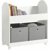 Bester Verkauf 🎉 SoBuy KMB53-W Kinderregal Mit 2 Stoffboxen Bücherregal Kinder Aufbewahrungsregal Für Kinder Bücherständer Spielzeug-Organizer Regal Kinderzimmer BHT Ca.: 70x78x40cm 🔥 2 Bester Verkauf 🎉 SoBuy KMB53-W Kinderregal Mit 2 Stoffboxen Bücherregal Kinder Aufbewahrungsregal Für Kinder Bücherständer Spielzeug-Organizer Regal Kinderzimmer BHT Ca.: 70x78x40cm 🔥 -SOBUY SHOP 66990468 1