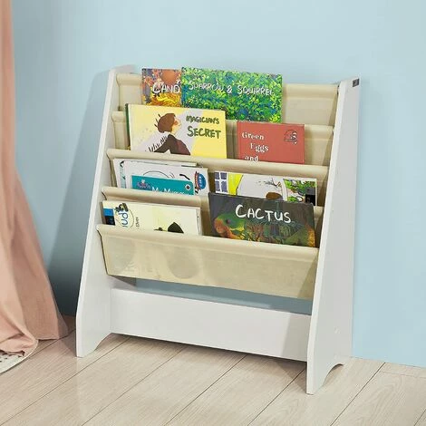 SoBuy FRG225-W Kinder-Bücherregal Hängefächerregal Zeitungsständer mit 4 Ablagefächern Büchergestell BHT ca: 62x71x29cm Rabatt 🎁 SoBuy FRG225-W Kinder-Bücherregal Hängefächerregal Zeitungsständer Mit 4 Ablagefächern Büchergestell BHT Ca: 62x71x29cm 🤩 -SOBUY SHOP 7490858 2