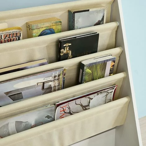 SoBuy FRG225-W Kinder-Bücherregal Hängefächerregal Zeitungsständer mit 4 Ablagefächern Büchergestell BHT ca: 62x71x29cm Rabatt 🎁 SoBuy FRG225-W Kinder-Bücherregal Hängefächerregal Zeitungsständer Mit 4 Ablagefächern Büchergestell BHT Ca: 62x71x29cm 🤩 -SOBUY SHOP 7490858 4