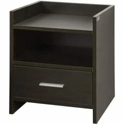Am billigsten 🛒 SoBuy FBT66-BR Nachttisch Nachtschrank Beistelltisch Mit 1 Schublade Und 2 Ablagen, BHT Ca.: 38x45x35cm 🌟